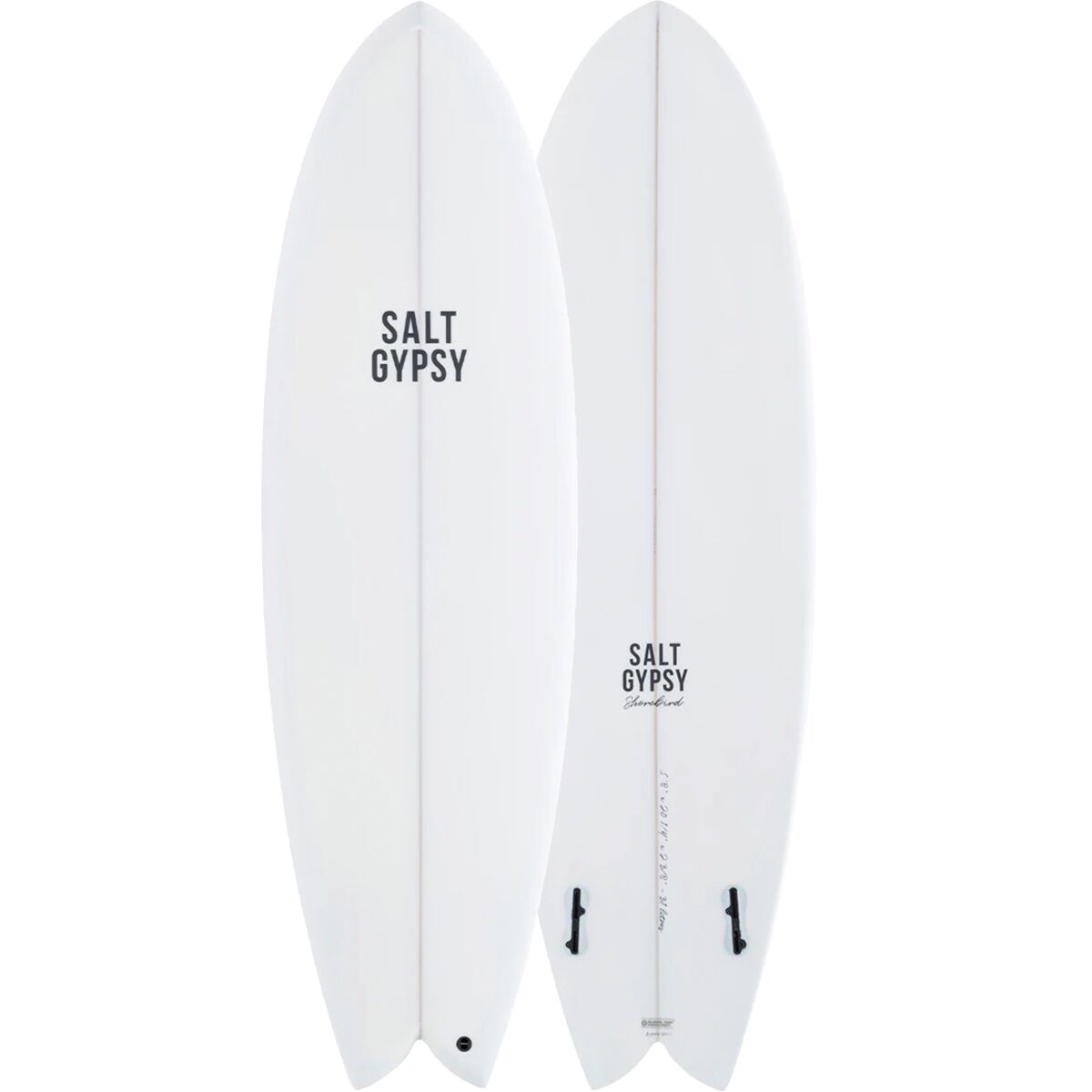 Salt Gypsy Salt Gypsy Shorebird Surfboard - Women's Hard White, 5ft 8in