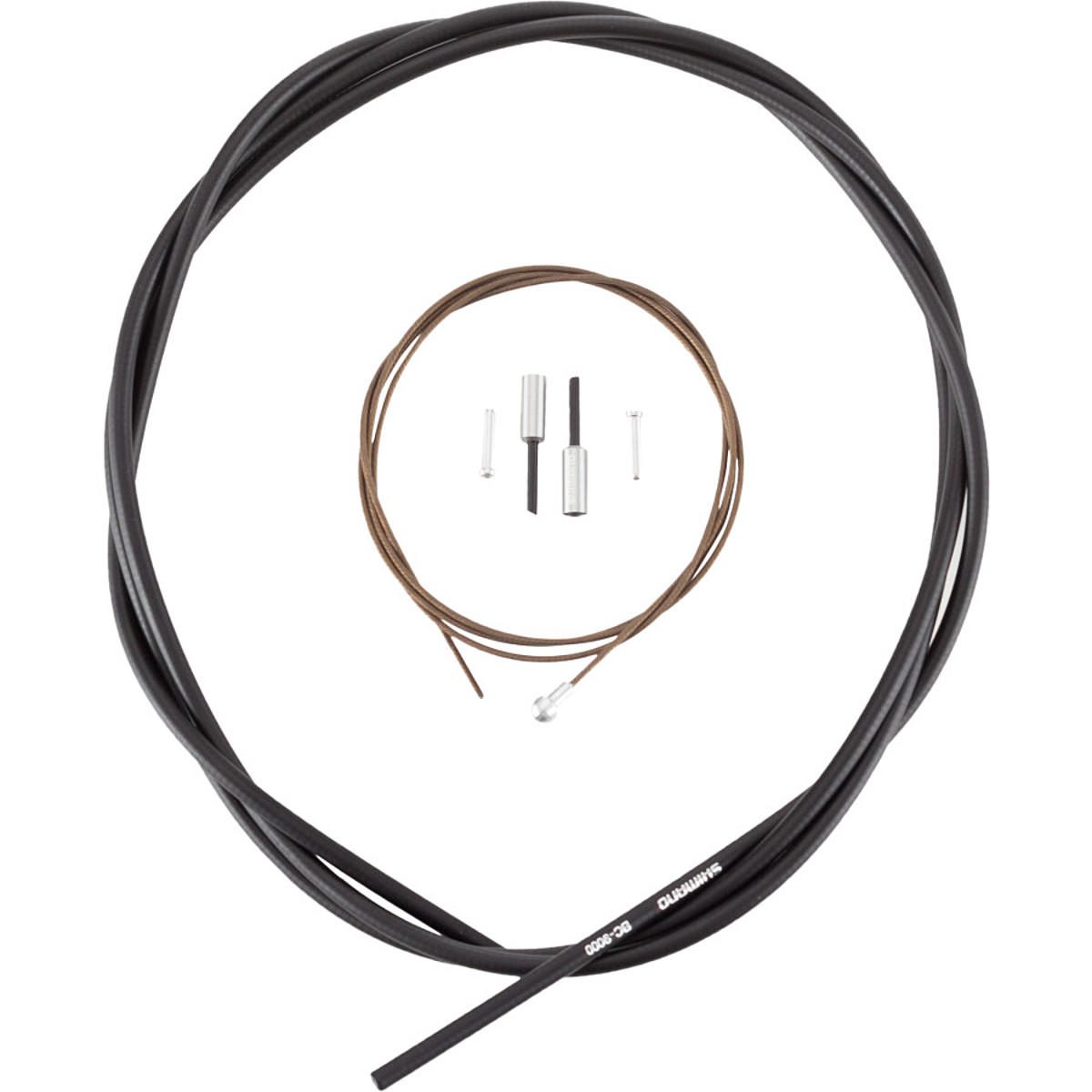 Shimano Shimano Dura-Ace BC-9000 Polymer-Coated Brake Cable Set Black, One Size