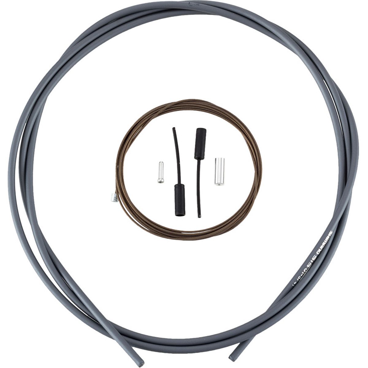 Image of Shimano Dura-Ace OT-SP41 Polymer-Coated Derailleur Cable Grey, One Size