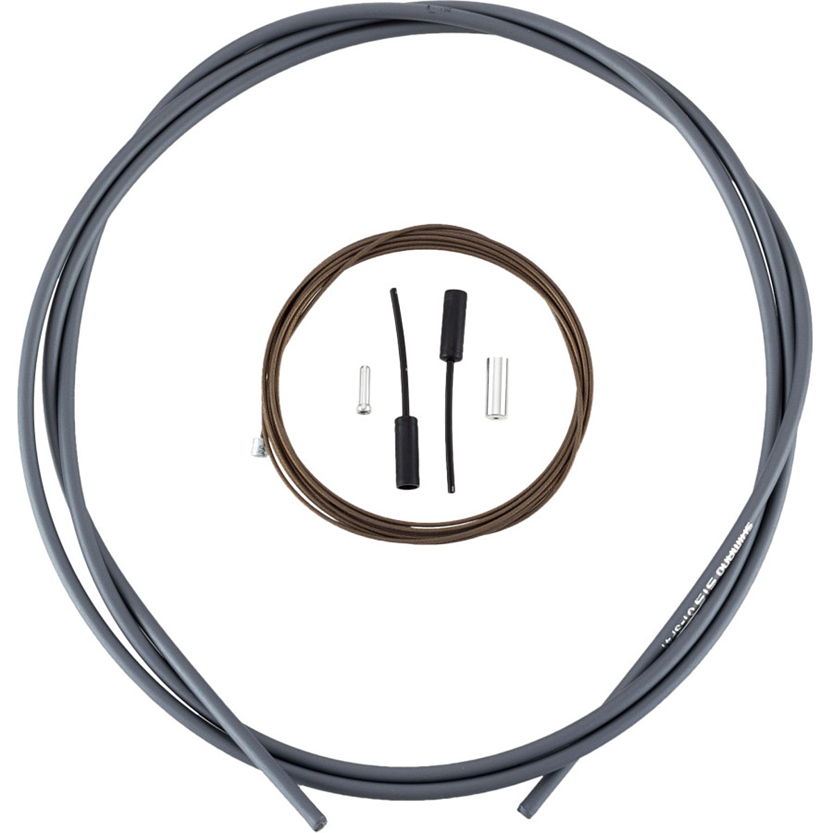 Image of Shimano Dura-Ace OT-SP41 Polymer-Coated Derailleur Cable Grey, One Size