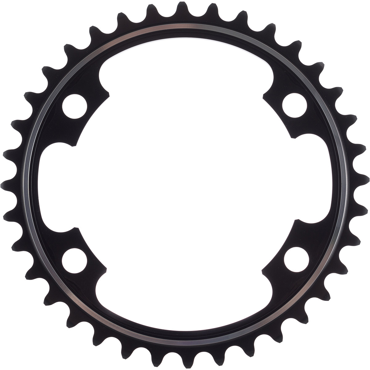 Image of Shimano Shimano Dura-Ace 9000 Chainring Black, 36t