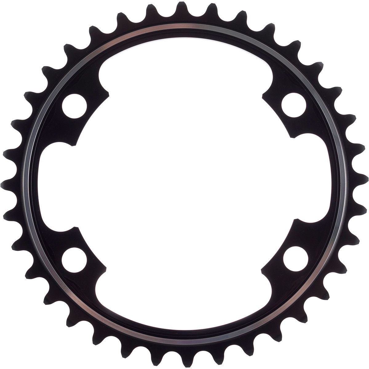 Image of Shimano Shimano Dura-Ace 9000 Chainring Black, 39t