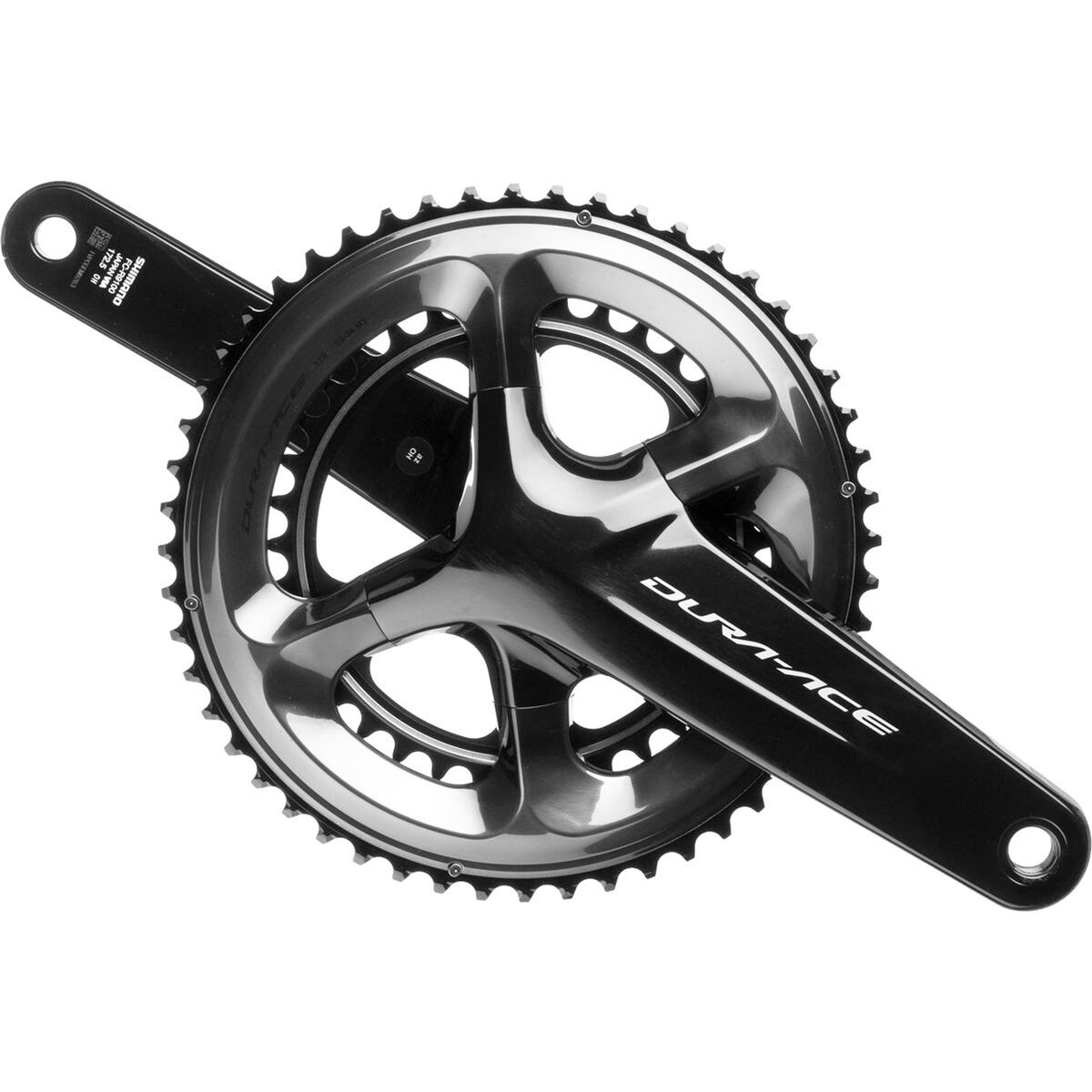 Image of Shimano Dura-Ace FC-R9100 11-Speed Crankset Black, 175mm 50/34