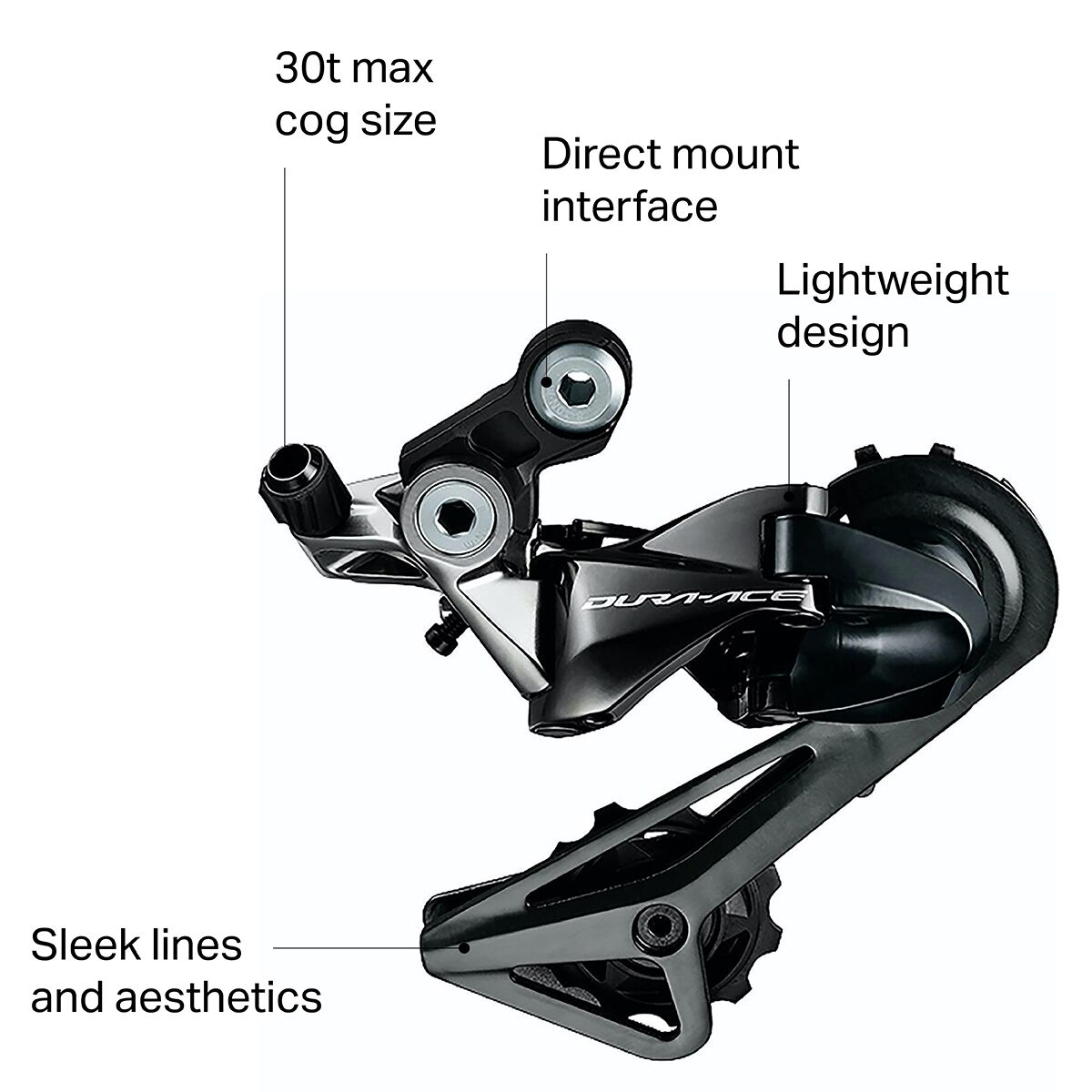 Shimano Dura-Ace RD-R9100 11-Speed Rear Derailleur - Bike