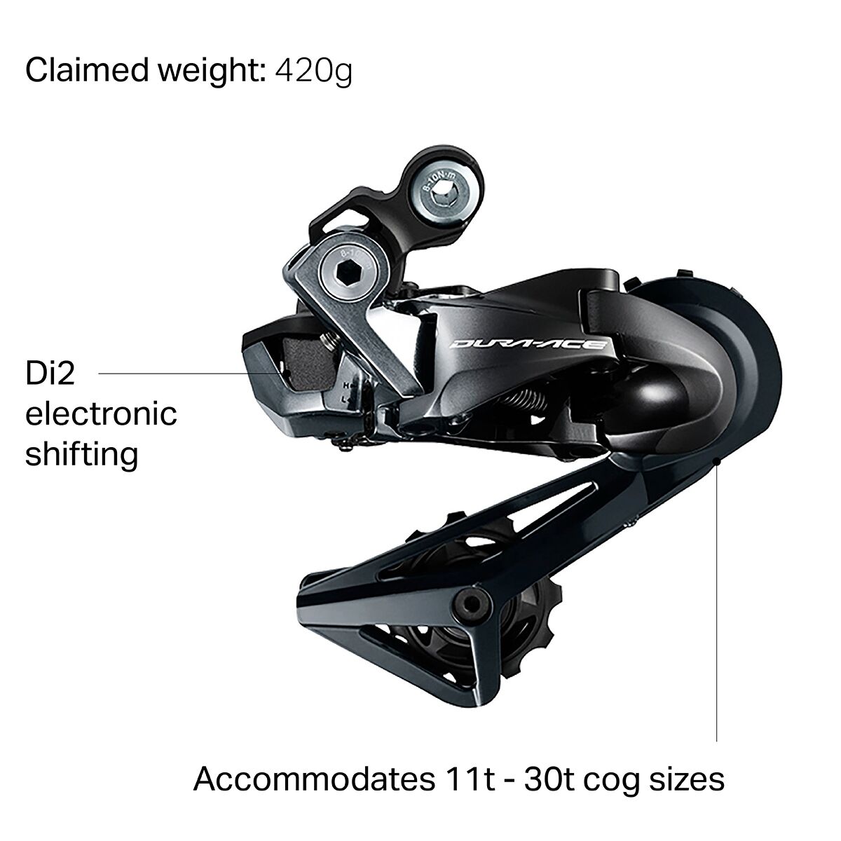 Shimano Dura-Ace Di2 RD-R9150 11-Speed Rear Derailleur - Bike
