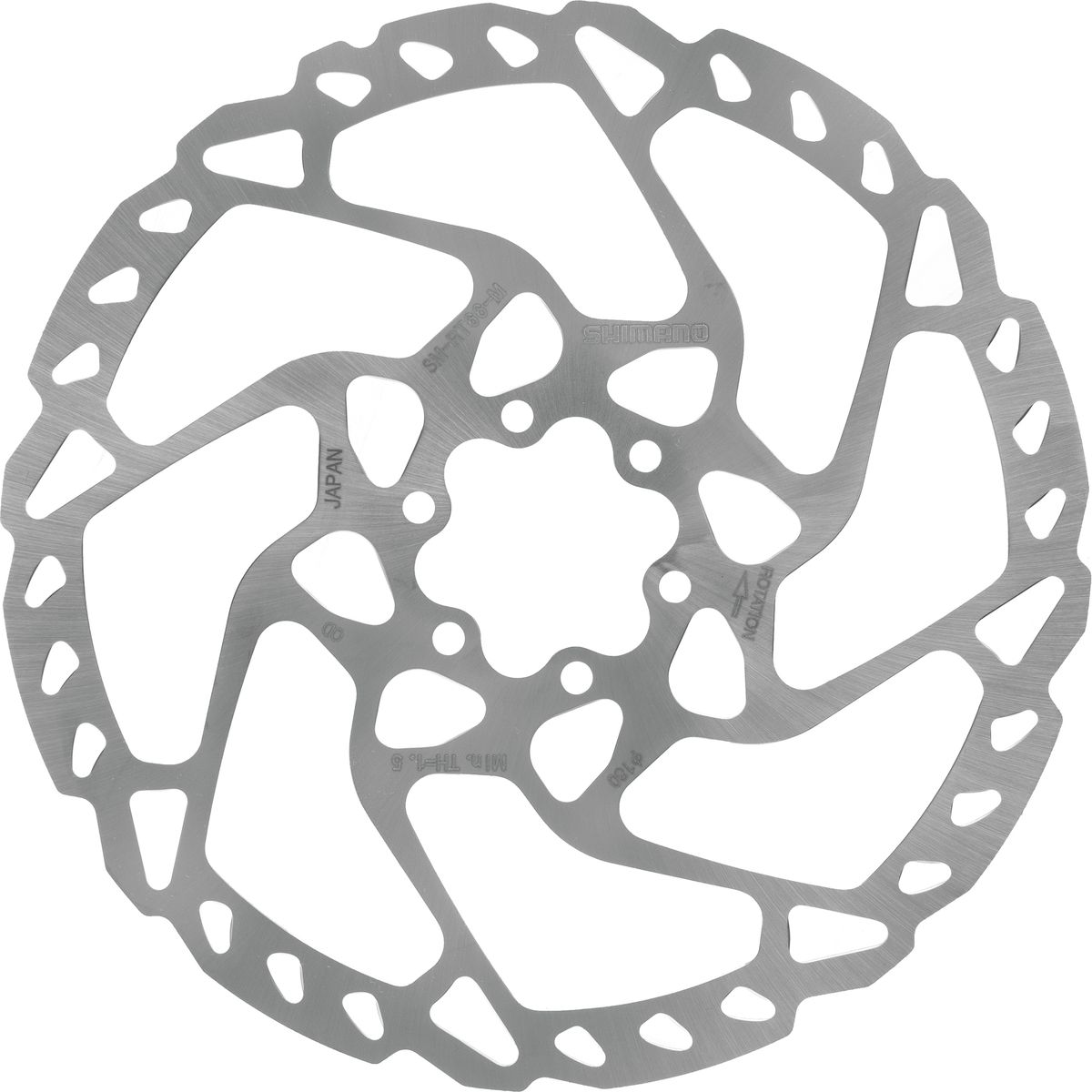 Image of Shimano SLX RT66 Rotor - 6 Bolt One Color, 220mm