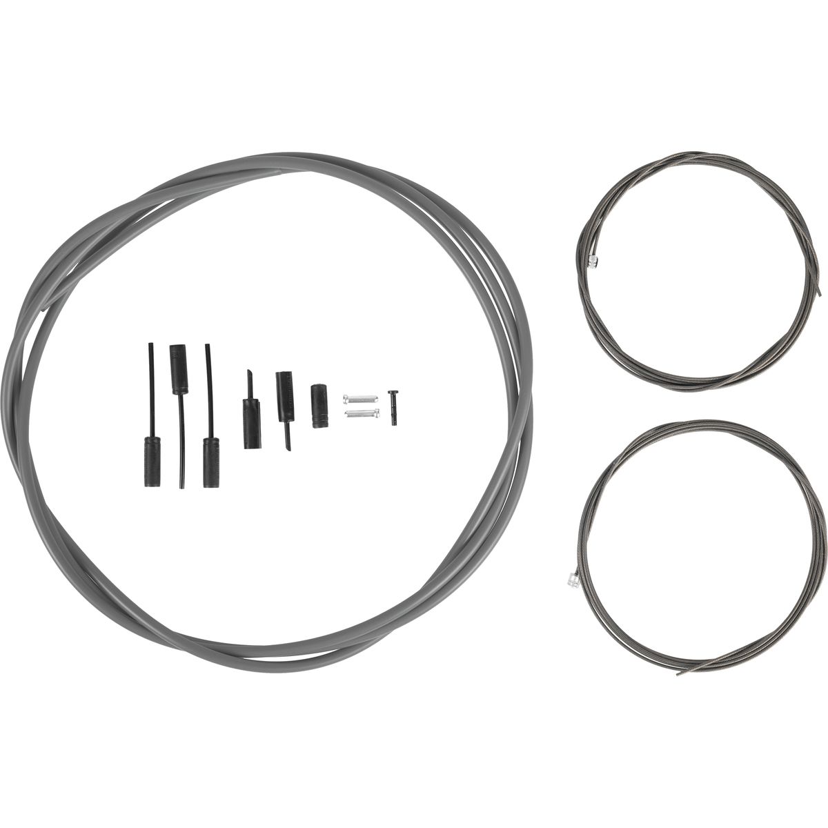 Image of Shimano Dura-Ace R9100 OT-SP41 Polymer-Coated Derailleur Cable Set Grey, One Size