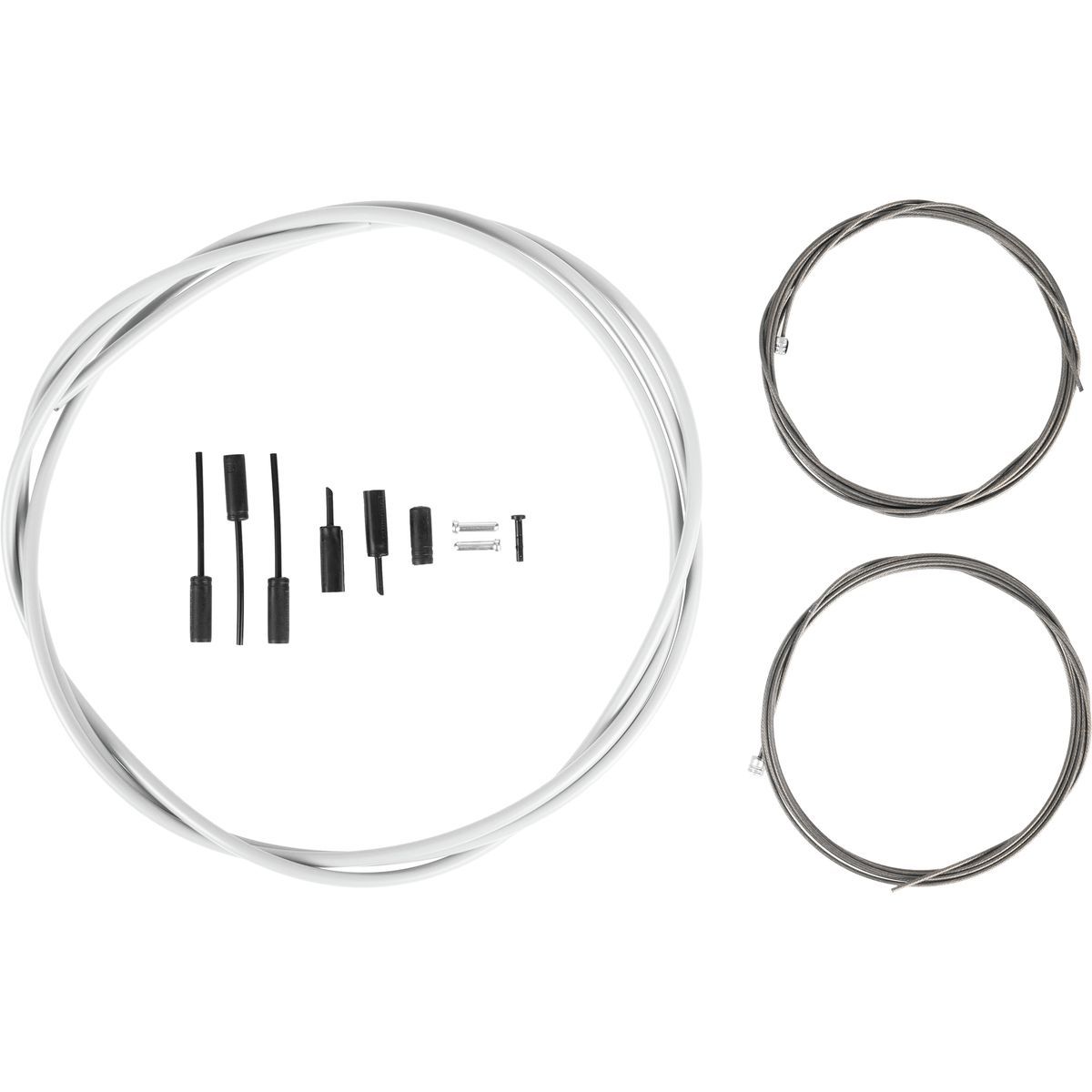 Image of Shimano Dura-Ace R9100 OT-SP41 Polymer-Coated Derailleur Cable Set White, One Size