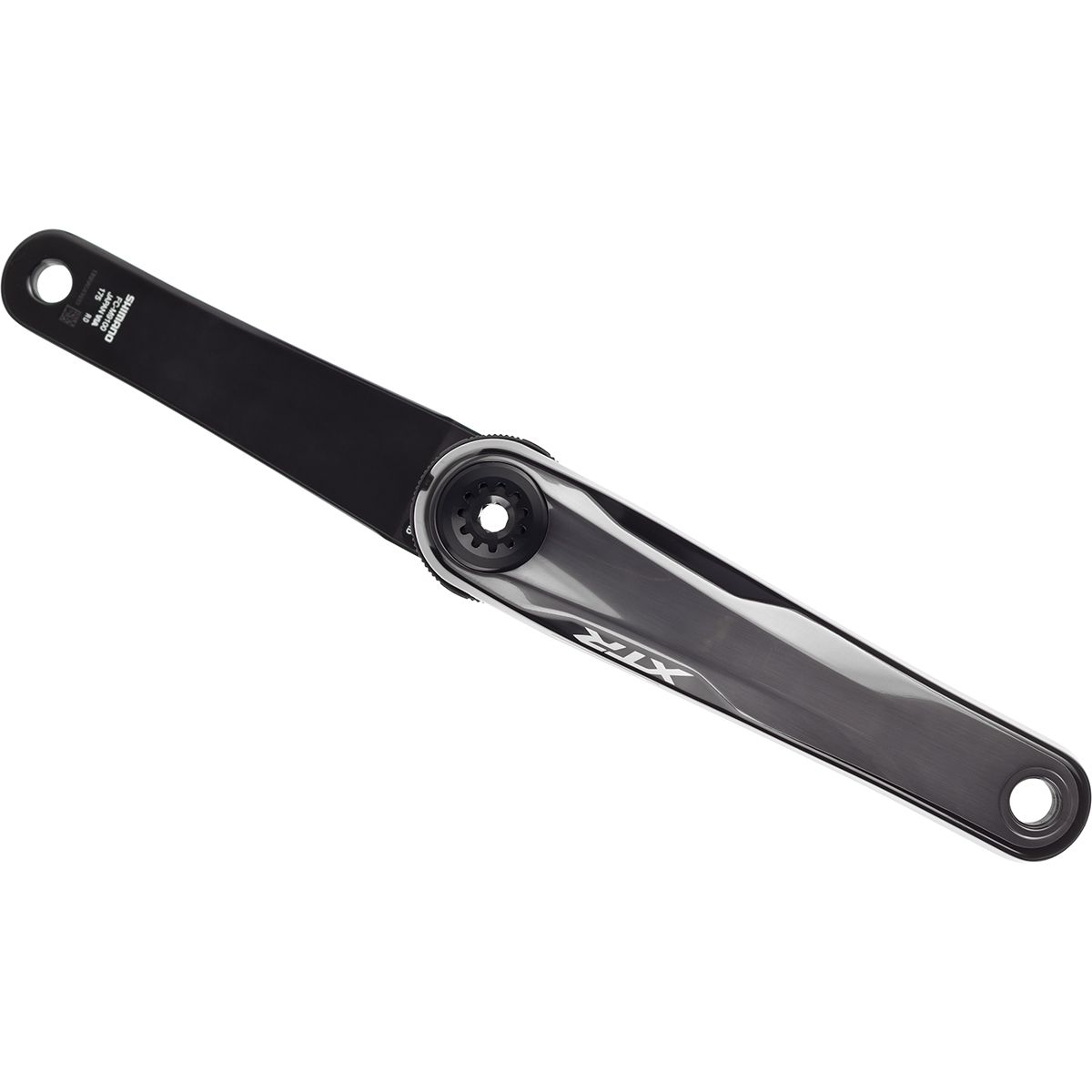 Shimano Shimano XTR FC-M9100-1 Crankarms - Boost Stealth Gray, 175mm