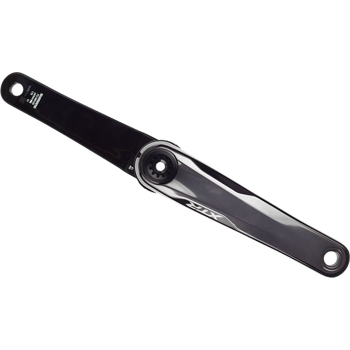 Image of Shimano XTR FC-M9120-1 Crankarms - Boost Stealth Gray, 175mm