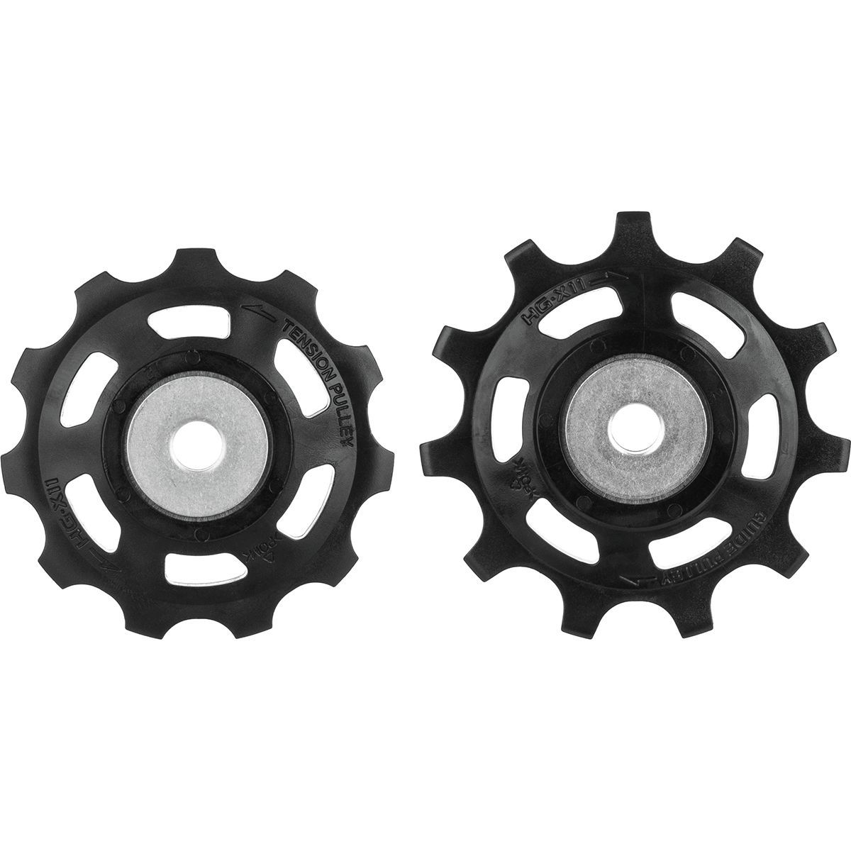 Image of Shimano XT 11 Speed Mountain Pulley Wheel Kit Black, XT RD-M8000