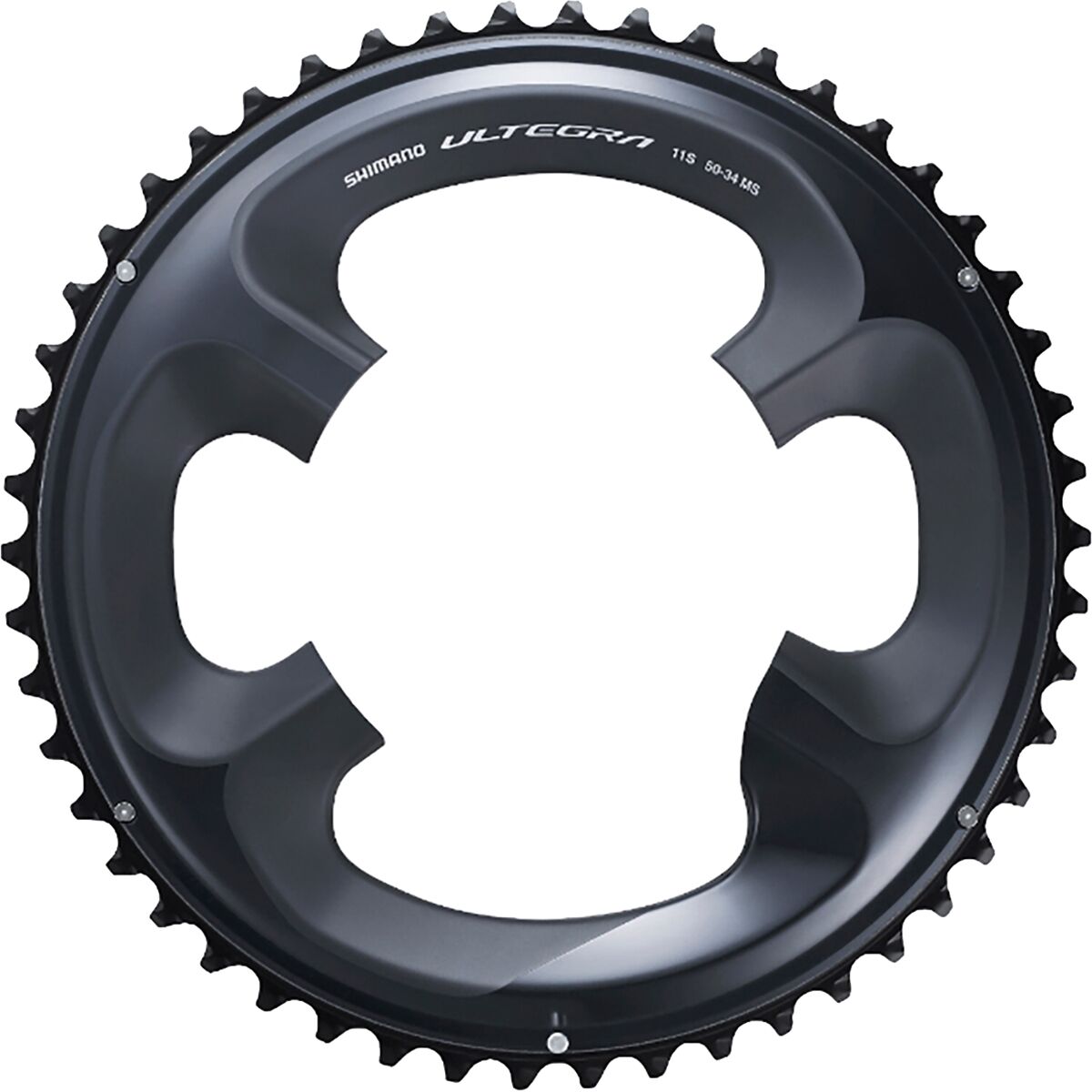 Image of Shimano Ultegra FC-R8000 Chainring Black, 53T Outer