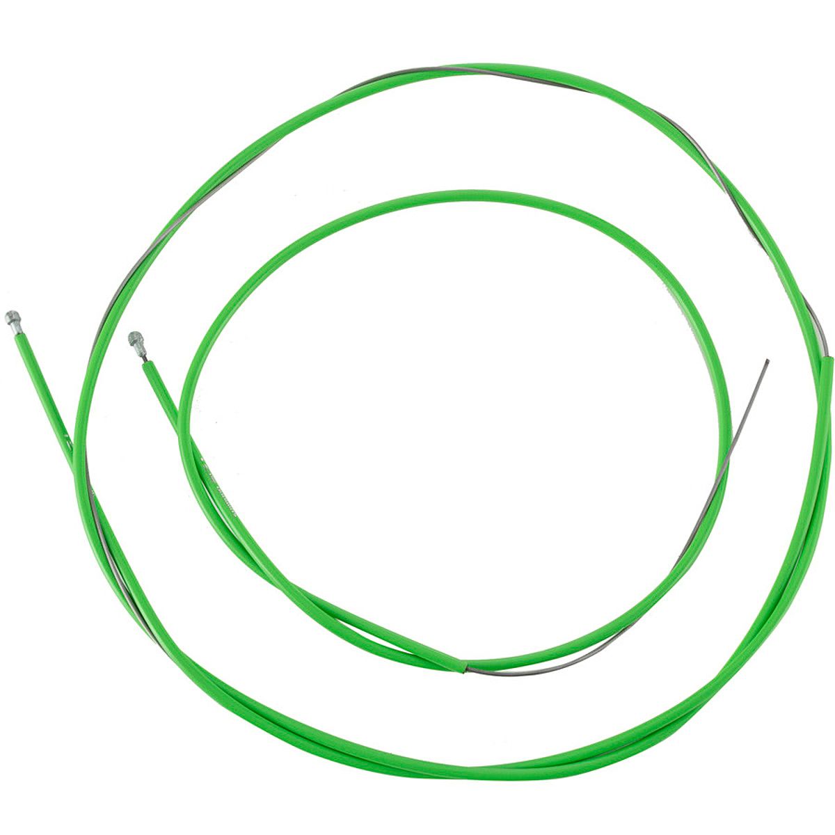 Image of Shimano PTFE Brake Cable & Housing Green, One Size