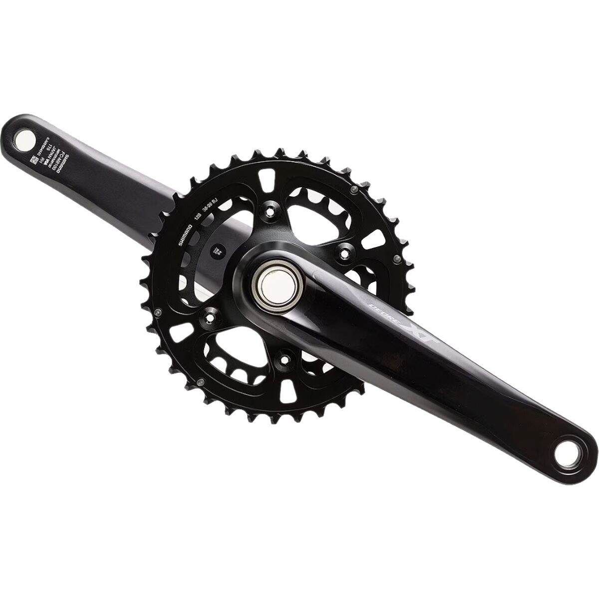 Shimano XT FC-M8100 2x Crankset Black, 175mm, 36/26t