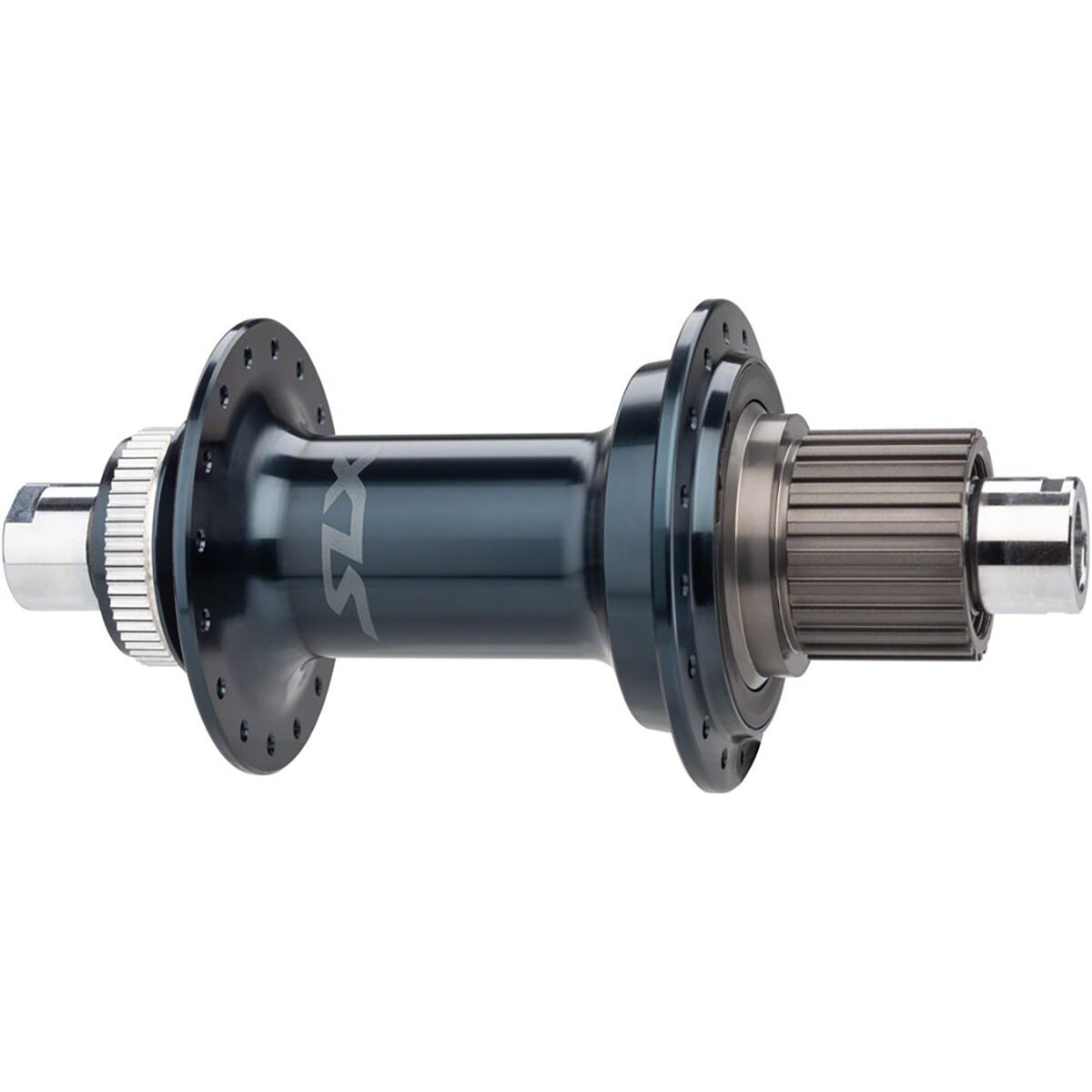 Image of Shimano SLX FH-M7130-B Rear Hub - Centerlock Black, 28H, 12x157mm