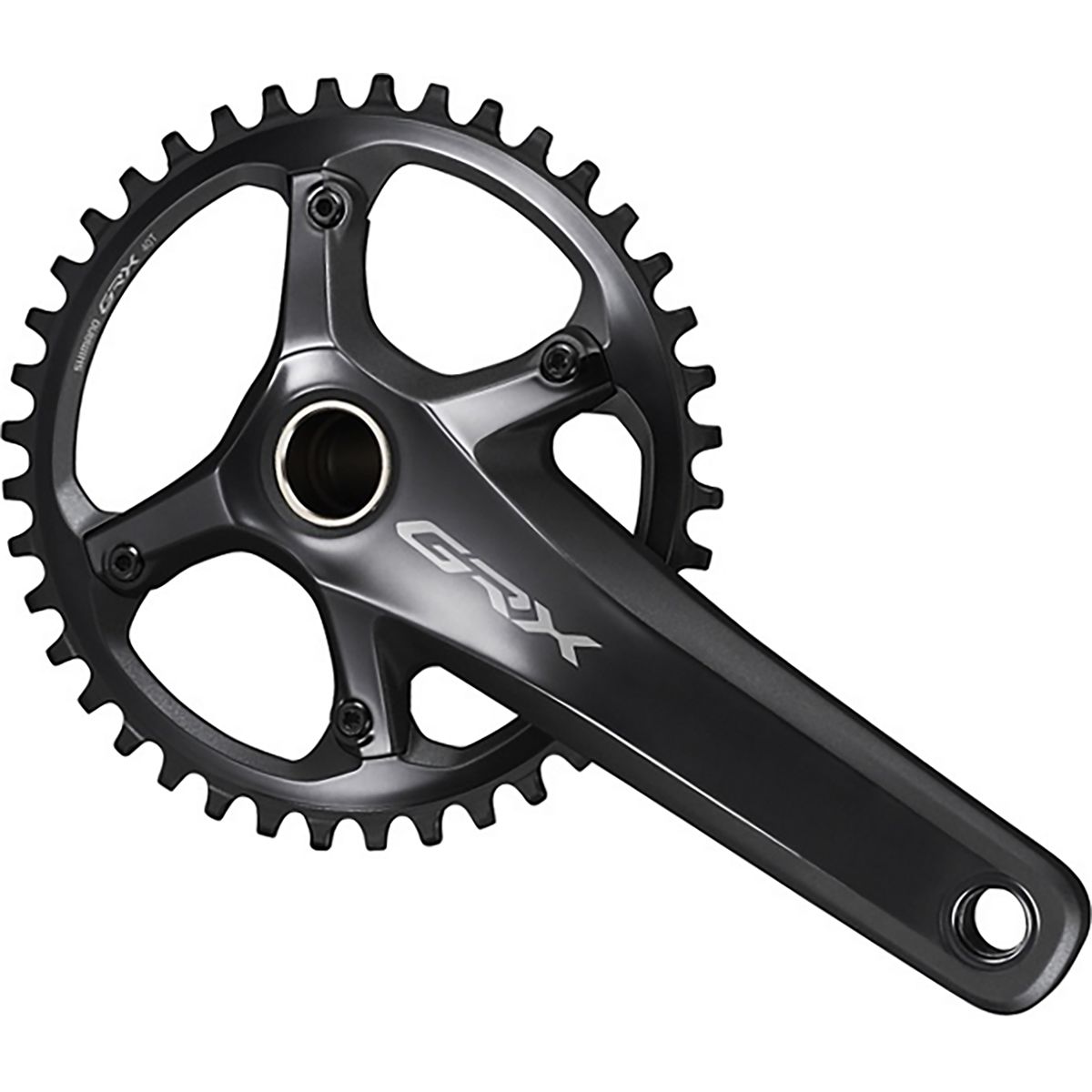 Image of Shimano GRX FC-RX810 1x Crankset Black, 175mm, 42T