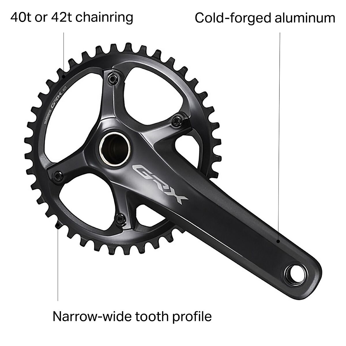 SHIMANO FC-CX50 クランクセット + Wolftooth 40T Amazon | シマノ シクロクロス用 FC-CX50 ダブル/2ピースクランク構造
