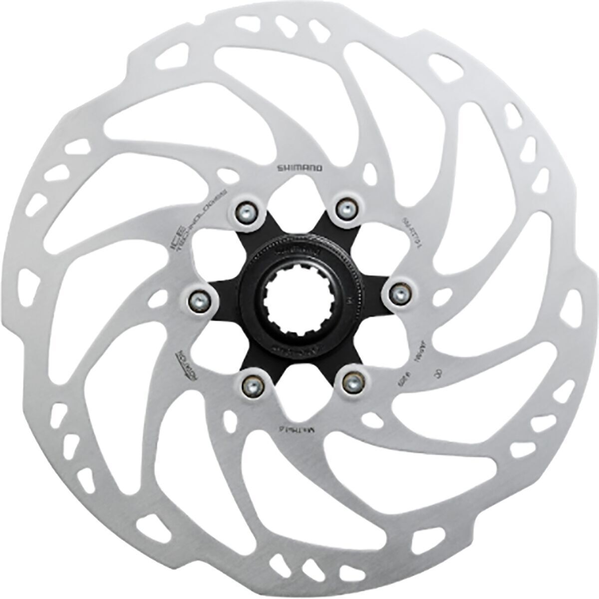 Image of Shimano SLX SM-RT70 Rotor - Centerlock Black/Silver, 140mm
