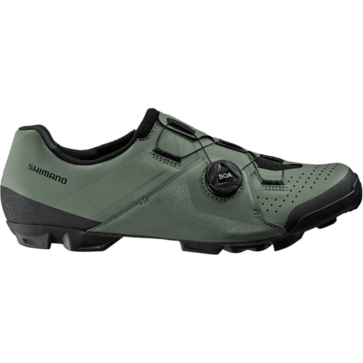Image of Shimano XC3 Mountain Bike Shoe - Men's Olive, 48.0