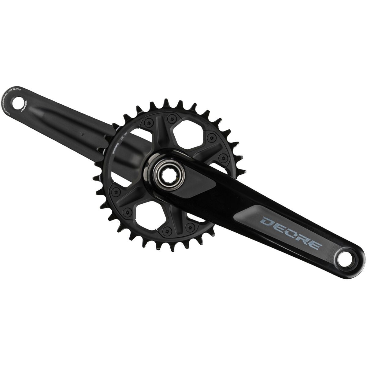 Image of Shimano Deore 12 FC-M6130 Crankset Black, 170mm/30T