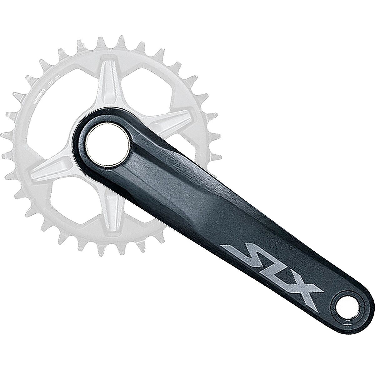 Image of Shimano SLX FC-M7100 1x Crank Arms Black, 165mm