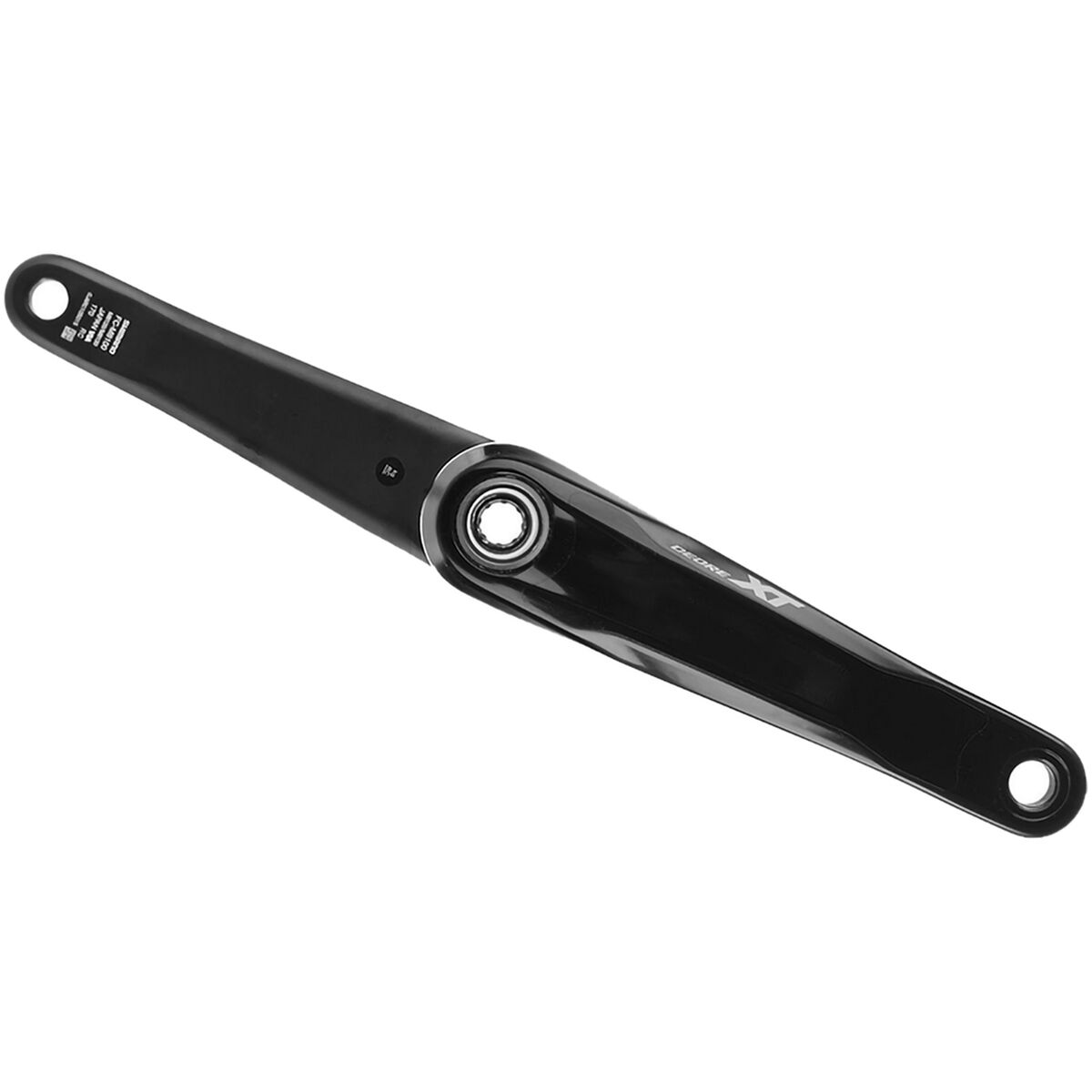 Image of Shimano XT FC-M8100 1x Crank Arms Black, 175mm