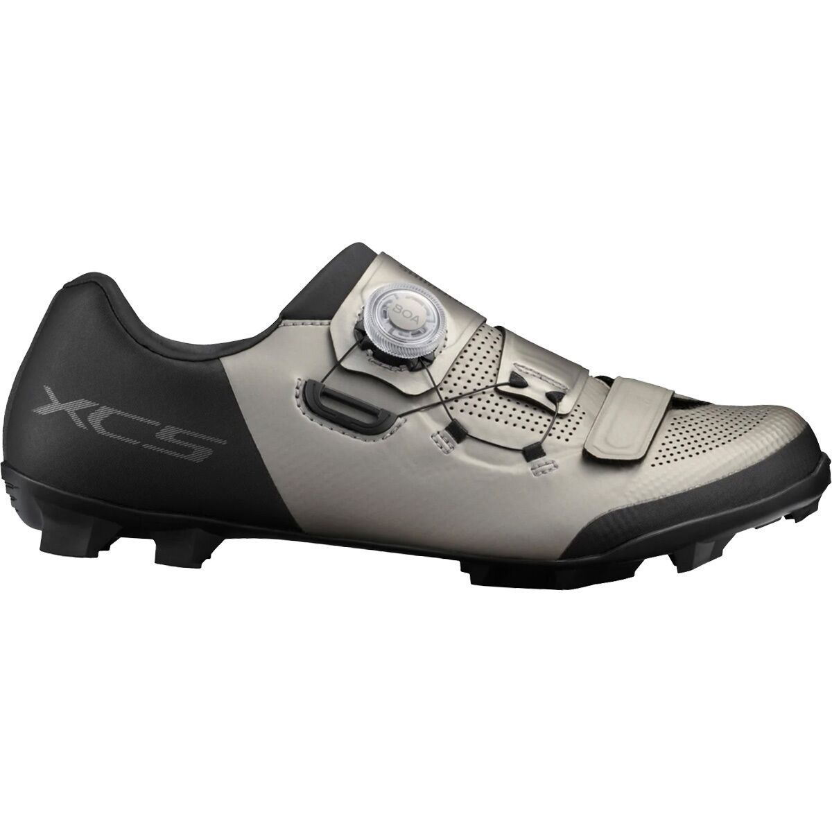 Image of Shimano XC502 Mountain Bike Shoe - Men's Silver, 45.0