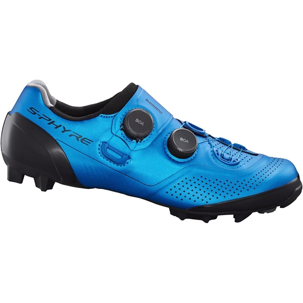 Shimano XC902 S-PHYRE Wide Cycling Shoe - Men's Blue, 43.0
