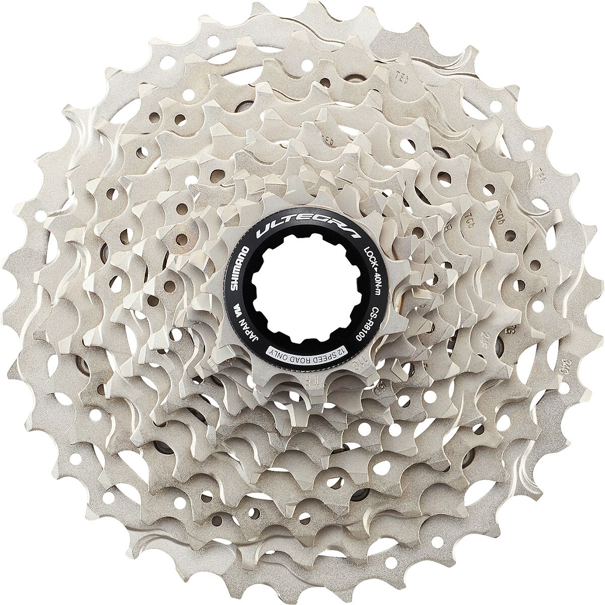 Image of Shimano Ultegra CS-R8101 12-Speed Cassette Silver, 11-30T, 12-Speed