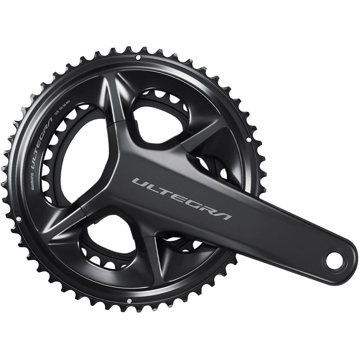 Image of Shimano Ultegra FC-R8100 Crankset Grey, 175mm, 52-36T