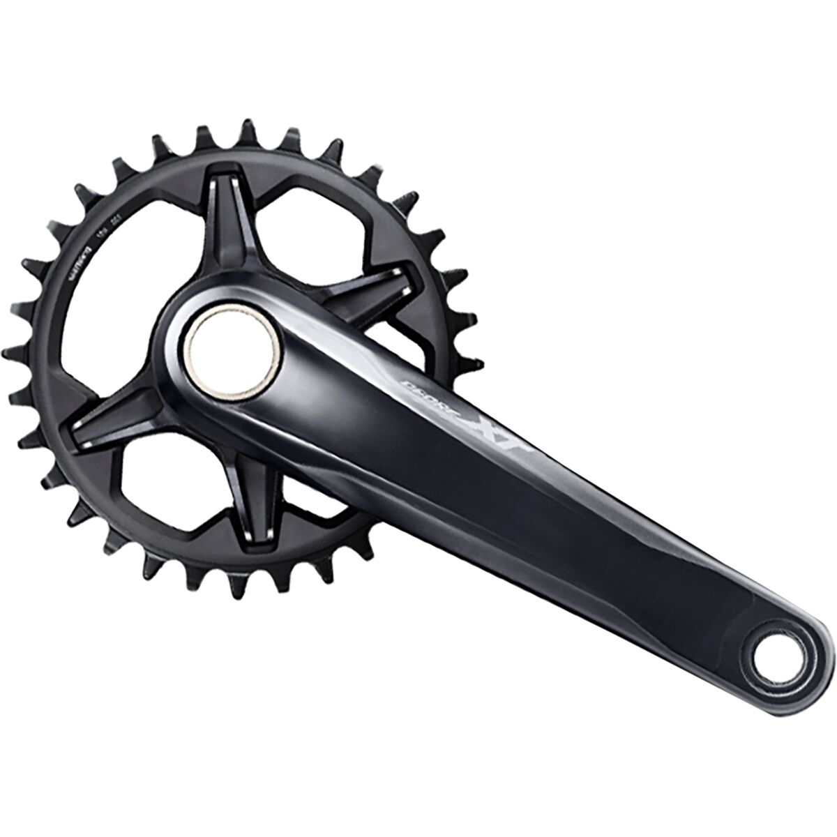 Image of Shimano XT FC-M8120 1x Crank Arms - OE Black, 175mm