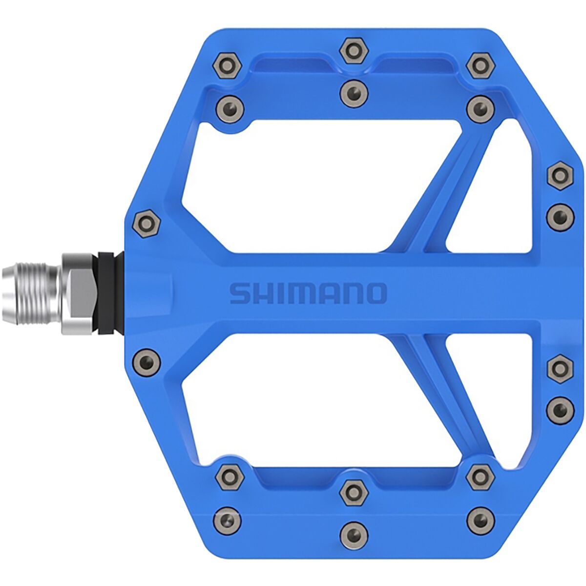 Shimano PD-GR400 Flat Pedal Blue, One Size