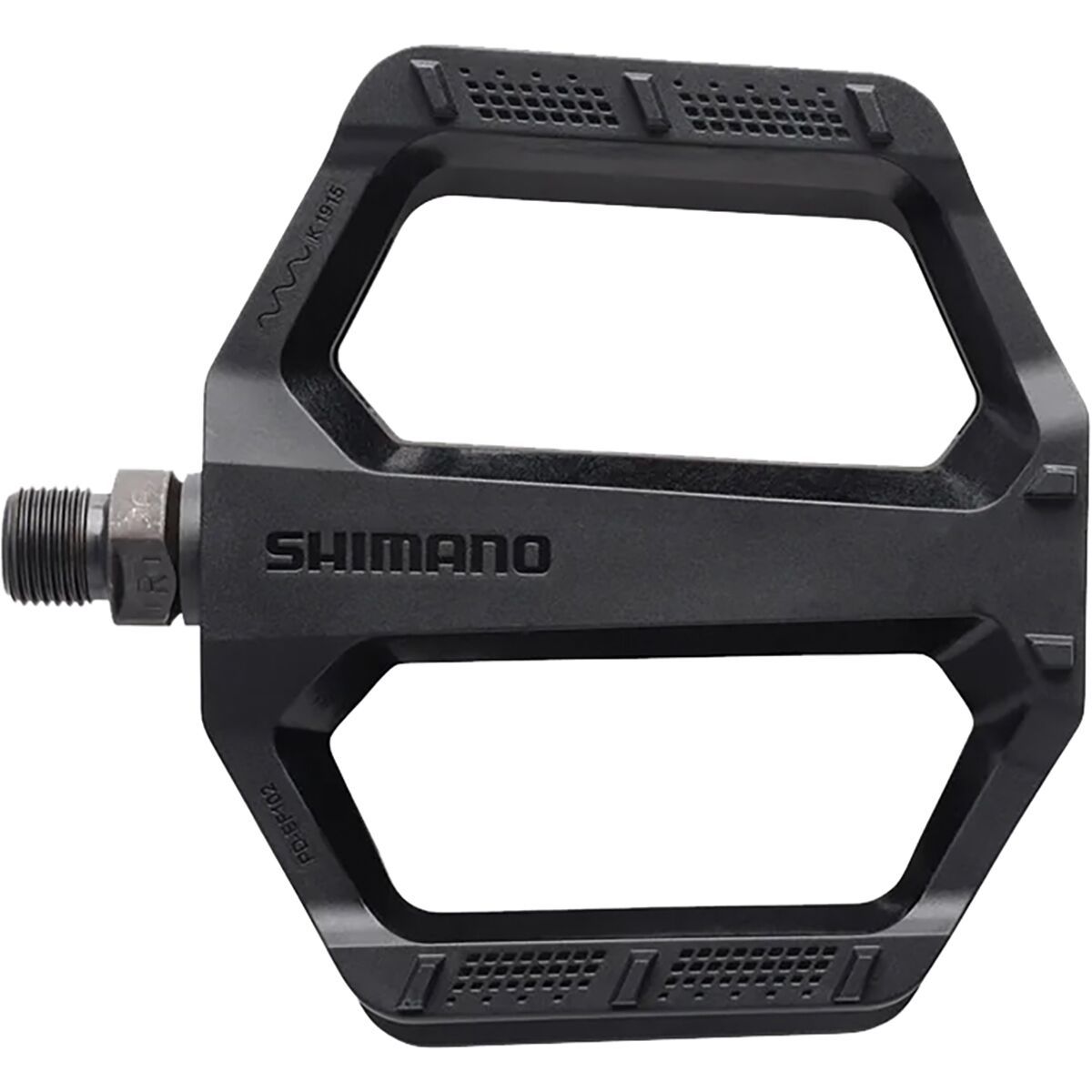 Image of Shimano PD-EF102 Flat Pedals Black, One Size