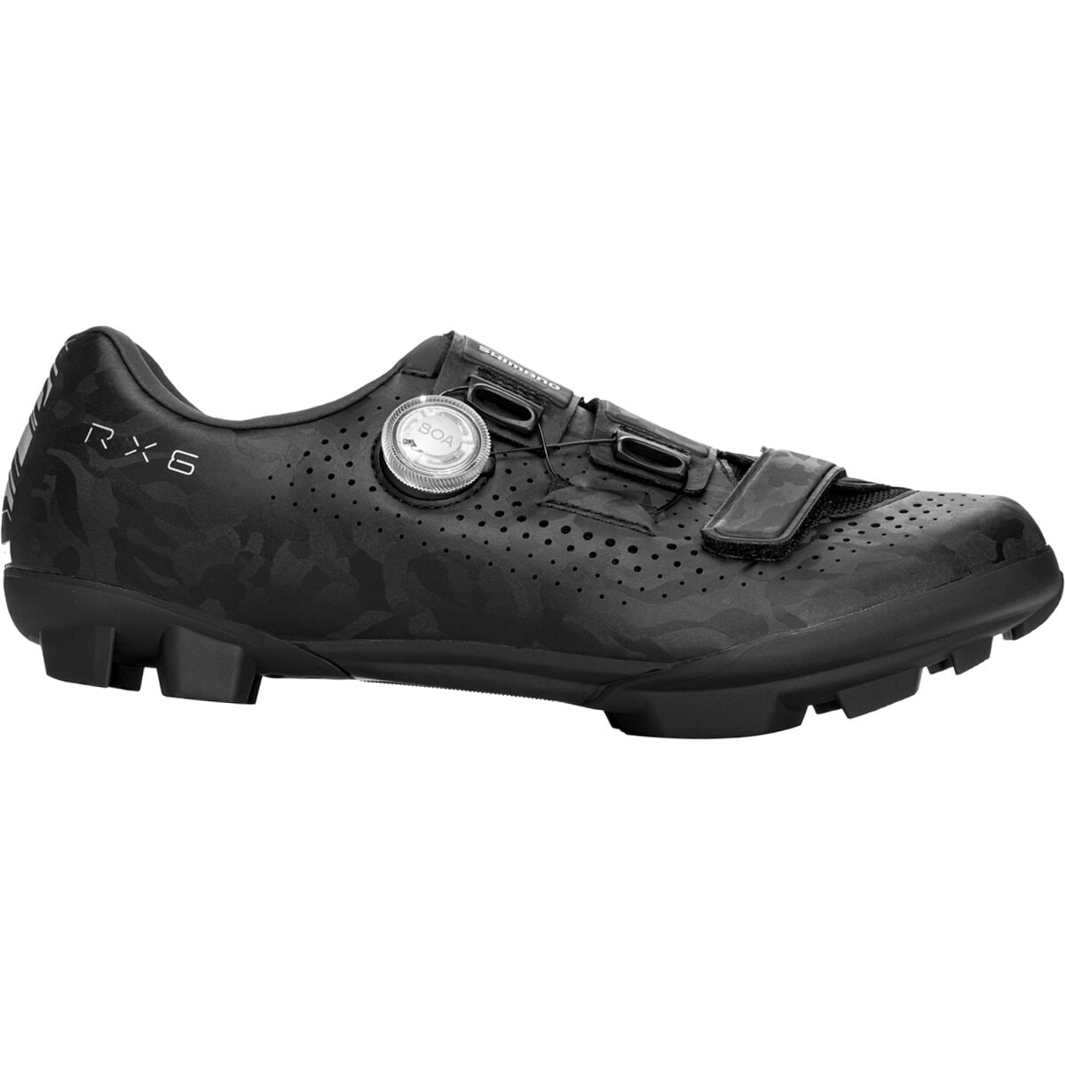 Image of Shimano RX6 Mountain Bike Shoe - Men's Black, 41.0