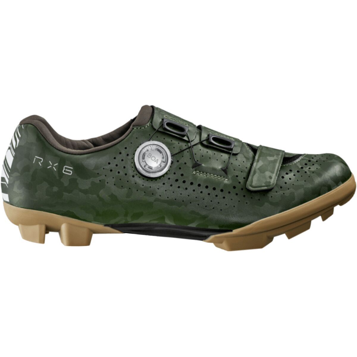 Image of Shimano RX6 Mountain Bike Shoe - Men's Green, 40.0