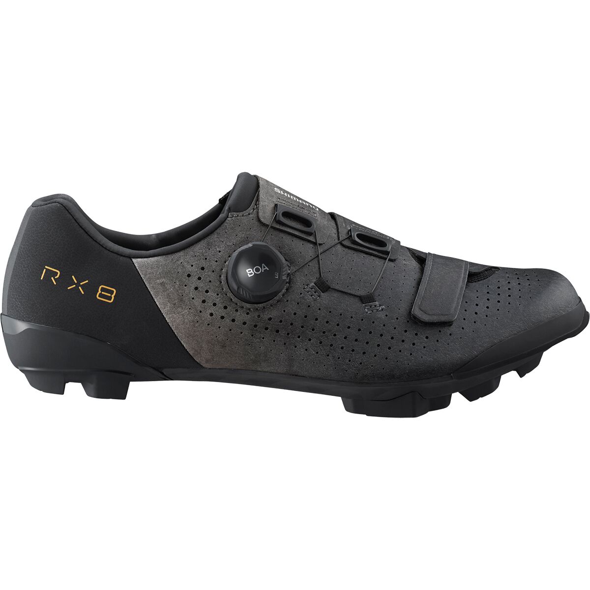 Image of Shimano RX801 Gravel Bike Shoe - Men's Black, 46.0