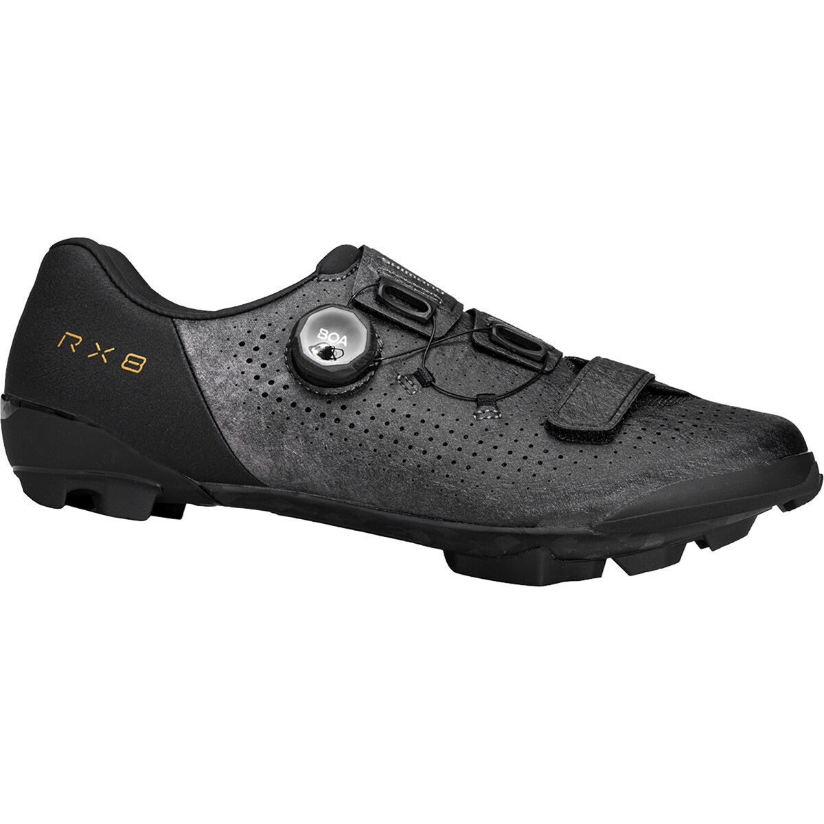 Image of Shimano RX801 Wide Gravel Bike Shoe - Men's Black, 44.0