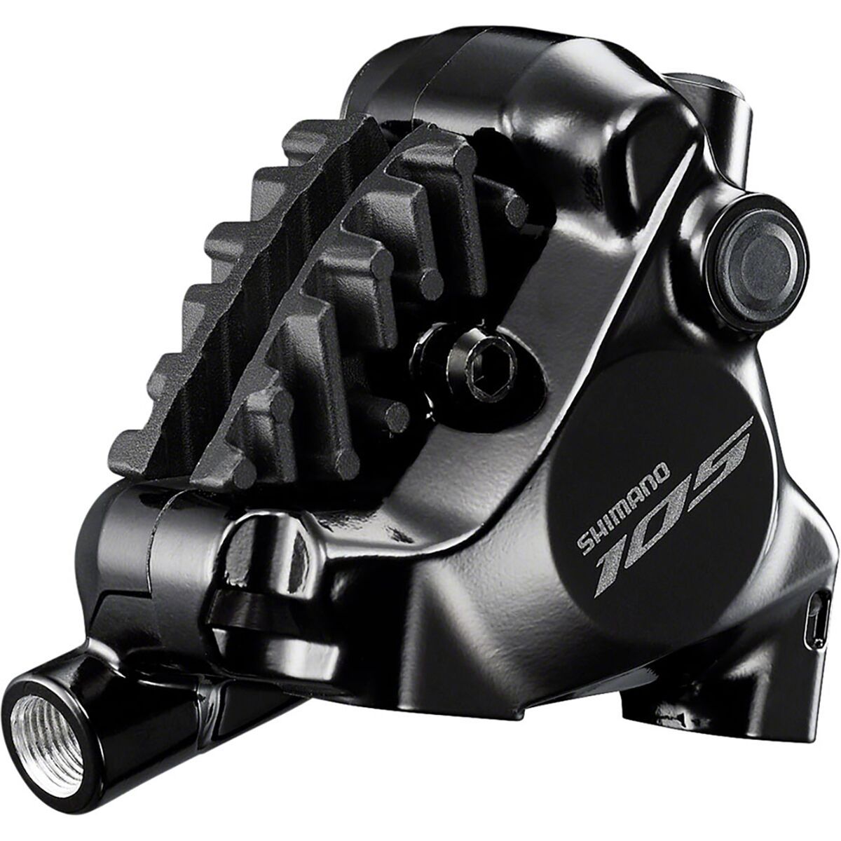 Image of Shimano 105 BR-R7170 Flat Mount Disc Brake Caliper Black, Rear