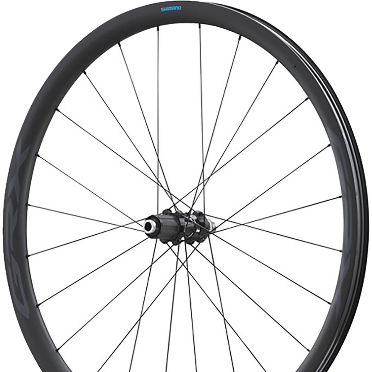 Image of Shimano GRX WH-RX870 Carbon Gravel Wheelset - Tubeless Black, Set