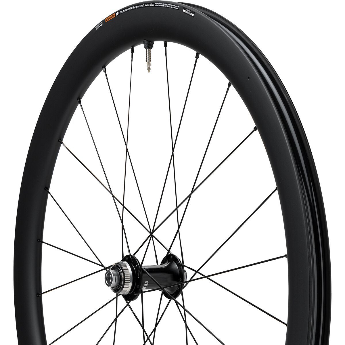 Image of Shimano 105 WH-RS710 C46 Carbon Road Wheelset - Tubeless Black, Set