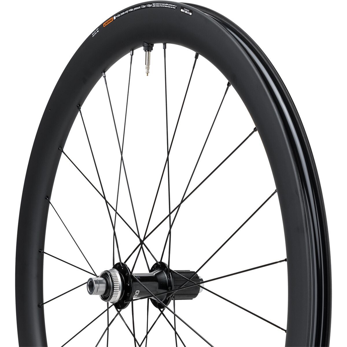 Shimano 105 WH-RS710 C46 Carbon Road Wheel - Tubeless Black, Rear