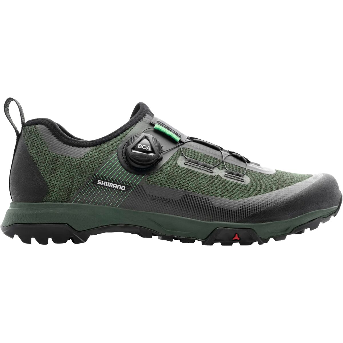 Image of Shimano ET701 Touring Flat Shoe - Men's Green, 44.0