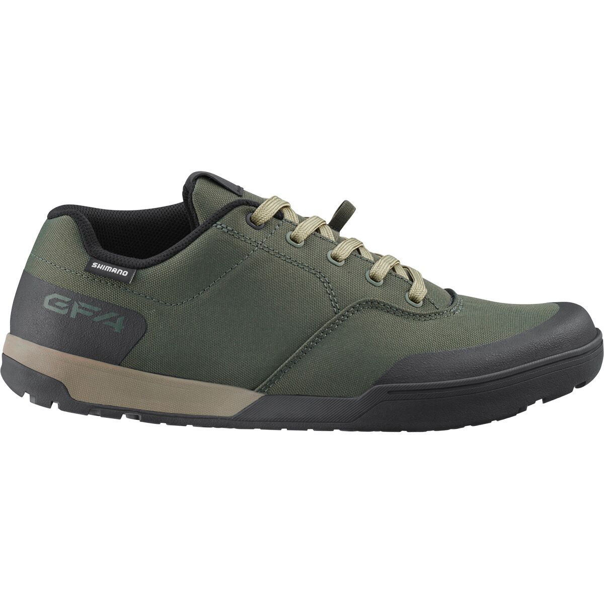Image of Shimano GF400 Flat Shoe - Men's Olive, 46.0
