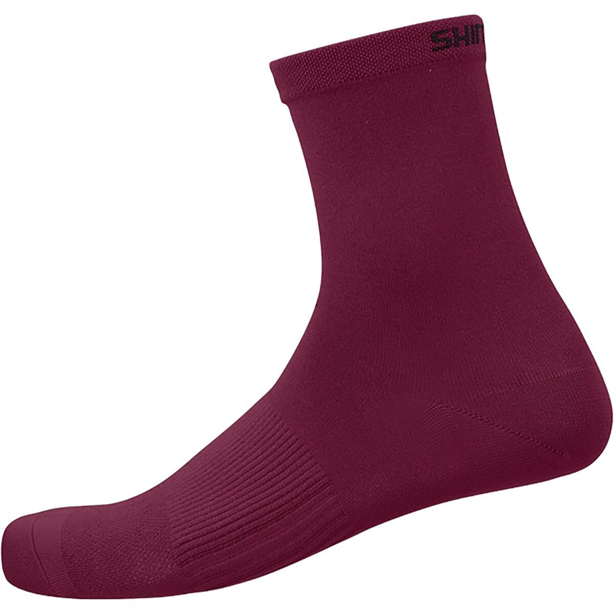 Image of Shimano Original Ankle Sock Maroon, S/M