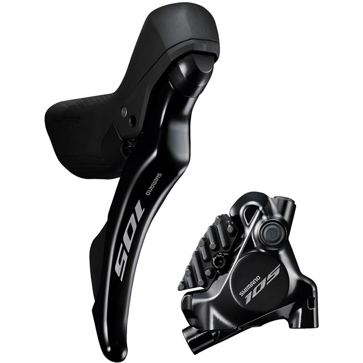 Image of Shimano 105 R7120 Shifter/Disc Brake Caliper Black, Left/Front