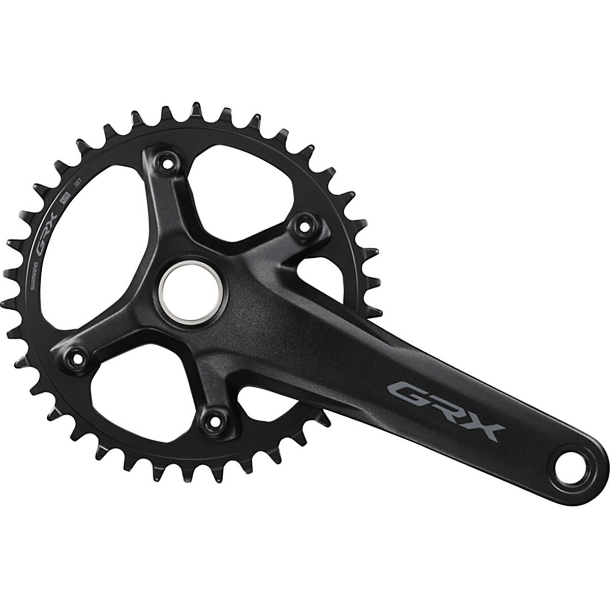 Image of Shimano GRX RX610 1x Crankset Black, 170MM, 38t
