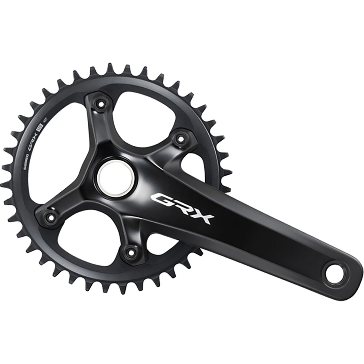 Image of Shimano GRX RX820 1x Crankset Black, 175MM, 42t