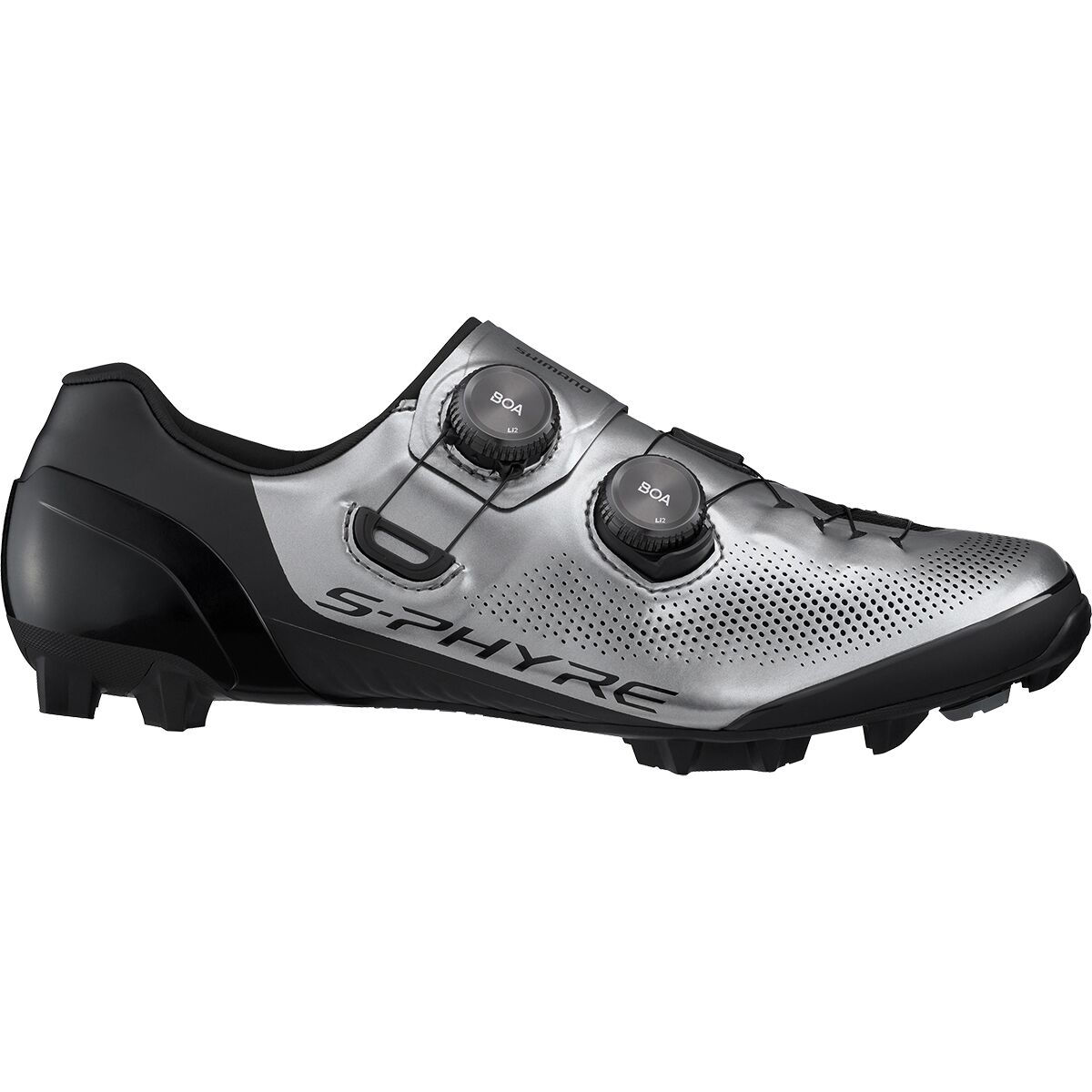 Image of Shimano XC903 S-PHYRE Cycling Shoe - Men's Limited Edition Silver, 46.0