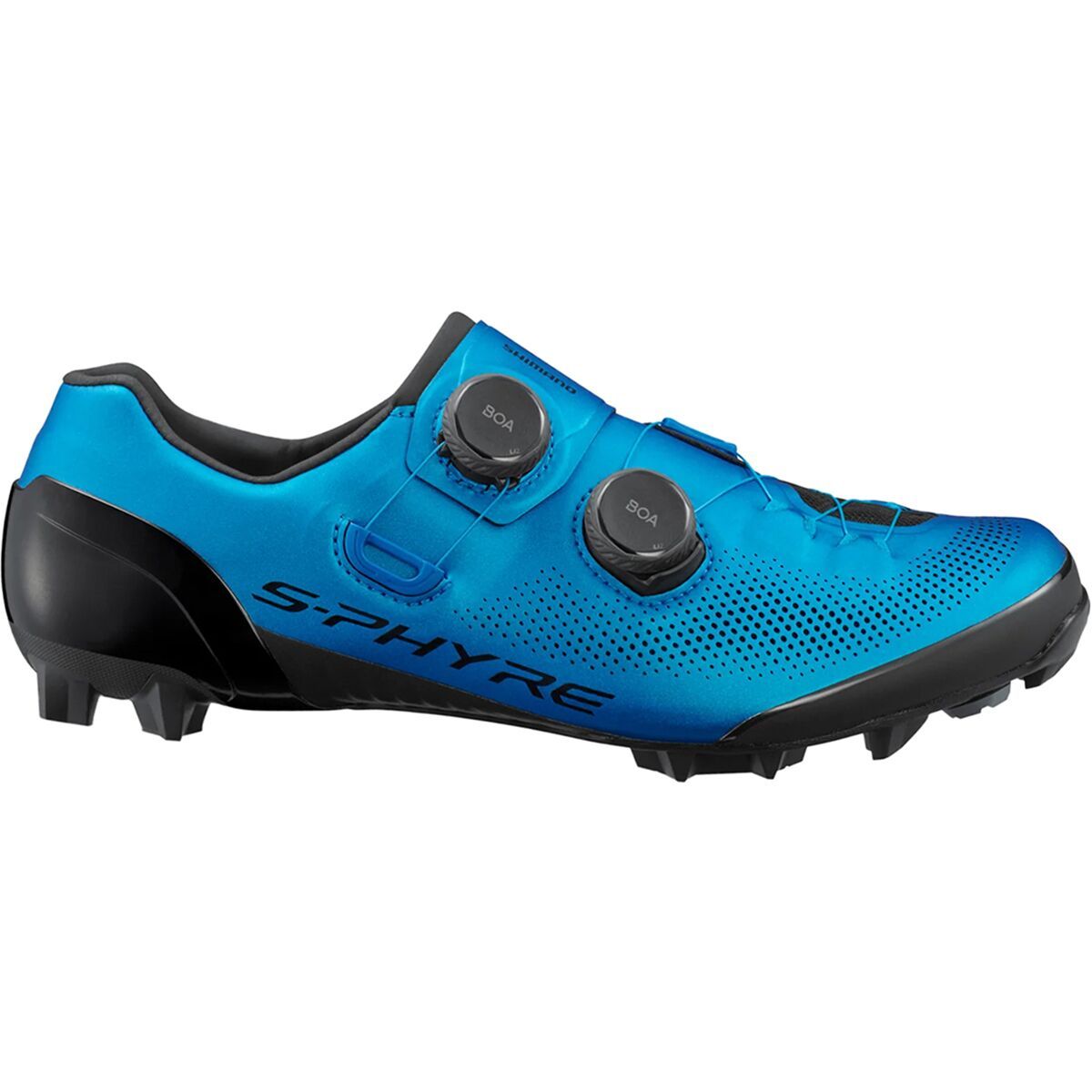 Image of Shimano XC903 S-PHYRE Wide Cycling Shoe - Men's Blue, 43.0