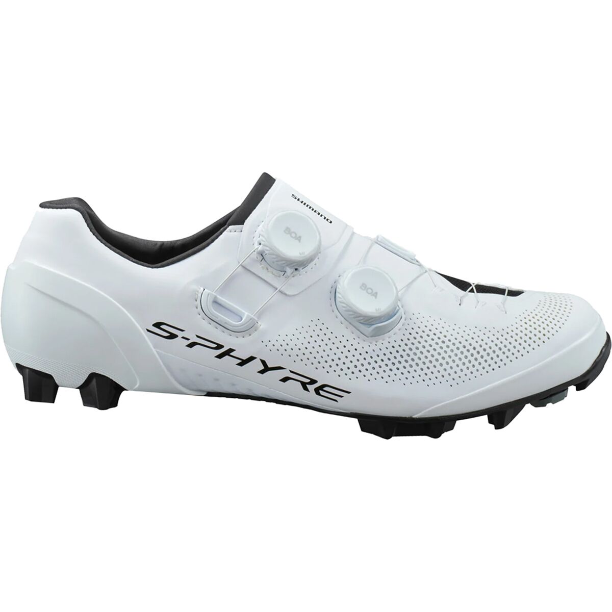 Image of Shimano XC903 S-PHYRE Wide Cycling Shoe - Men's White, 46.0